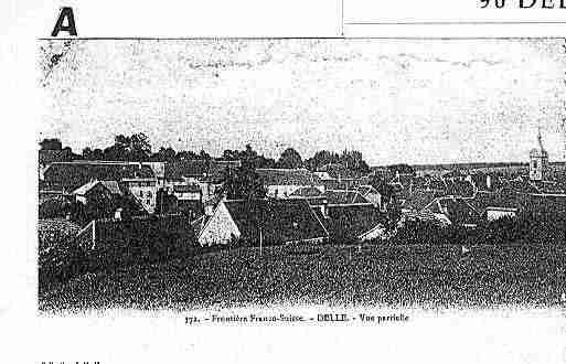 Ville de DELLE Carte postale ancienne